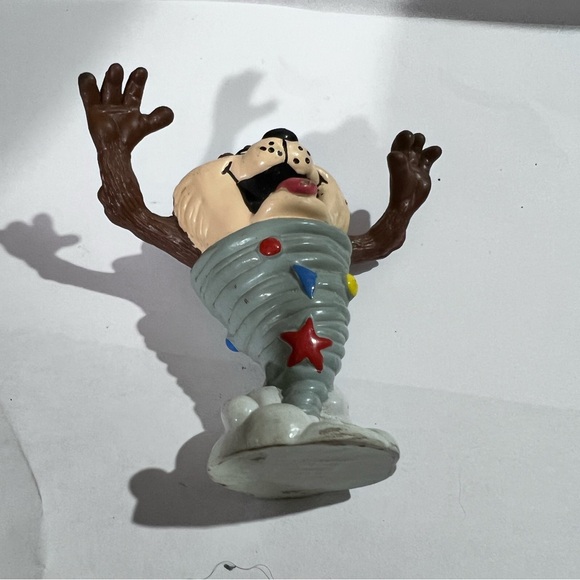 Vtg Tasmanian Devil Taz Tornado Whirlwind PVC Figure 1990 Looney Tunes Applause - Picture 6 of 6